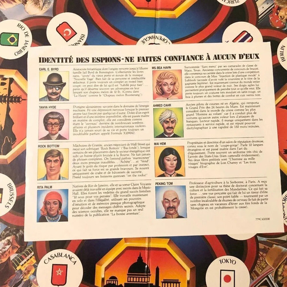 Vintage 1983 Conspiracy Board Game Milton Bradley Fr and Eng Missing Bank Books - Picture 16 of 16